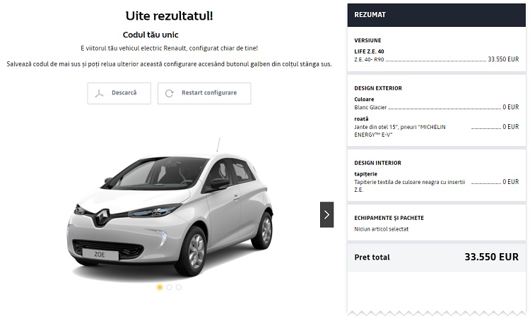 Renault ZOE Romania