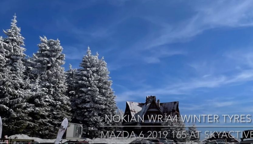 Cum se comportă pe zăpadă Mazda 6 2019 (165 AT SkyActive, G Vectoring) pe zăpadă cu cauciurile de iarnă Nokian WR A4.
